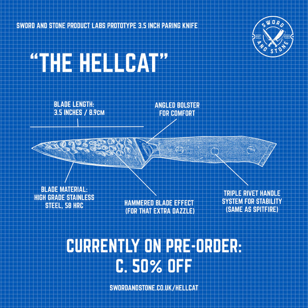 [PREORDER] Hellcat Paring Knife